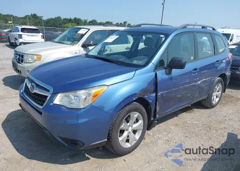2015 Subaru Forester 2.5I from USA, damaged, VIN JF2SJABC4FH478582